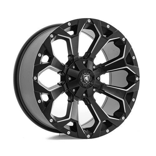 SPARTAN SW1 20x9 6x139.7 ET10 Satin Black Milled Edges