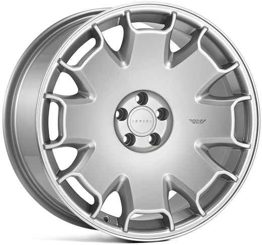 IW Automotive CSR2 18x8.5 5x100 ET35 Silver Polished Lip