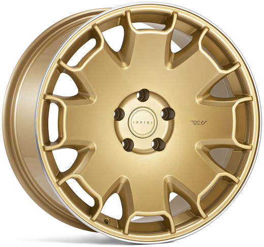 IW Automotive CSR2 18x8.5 5x100 ET35 Vintage Gold Polished Lip