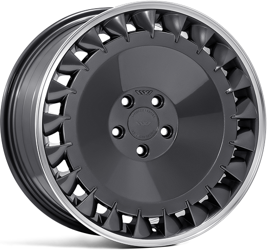 IW Automotive CSRD TF 18x9.5 5x100 ET38 Carbon Graphite Polished Lip