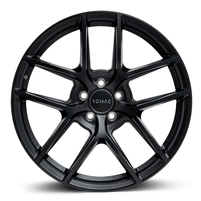 ROMAC DIABLO 17x7.5 5x108 ET42 SATIN BLACK