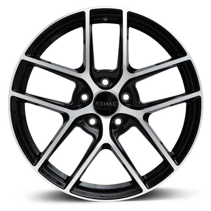 ROMAC DIABLO 17x7.5 5x112 EA45 BLACK/POLISH