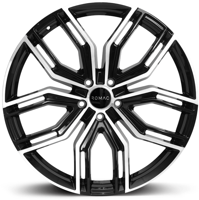 ROMAC CATALINA 22x9.5 5x108 EA42 BLACK/POLISH