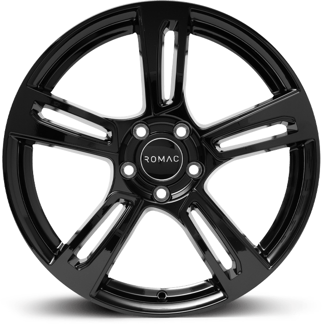 ROMAC EDGE 18x8 5x112 EO45 GLOSS BLACK