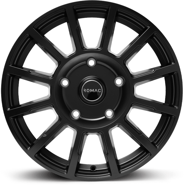 ROMAC STEALTH 16x6.5 5x120 ET50 SATIN BLACK