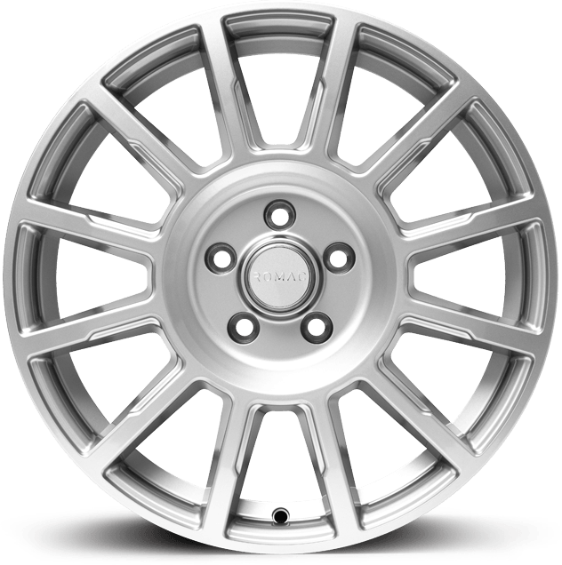 ROMAC STEALTH 16x6.5 5x120 EL50 SILVER