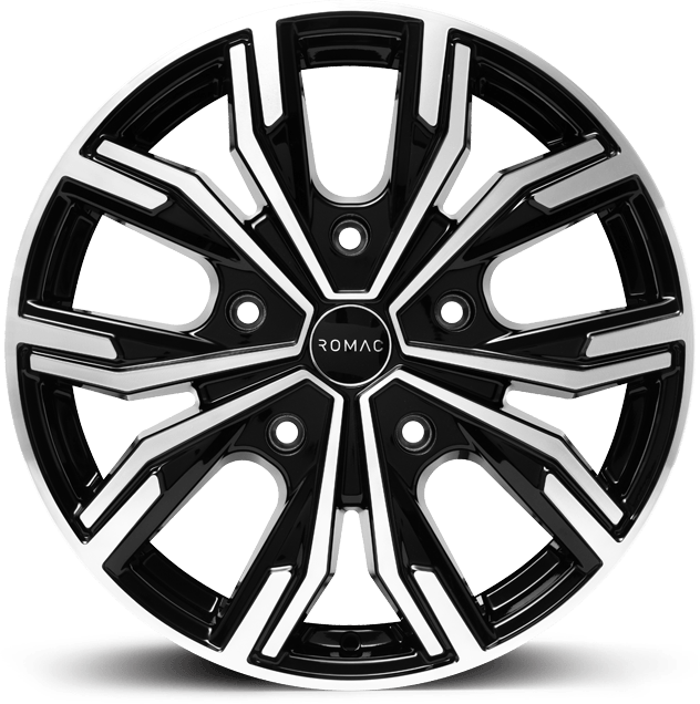 ROMAC TORQUE 18x7.5 5x120 EA45 BLACK/POLISH