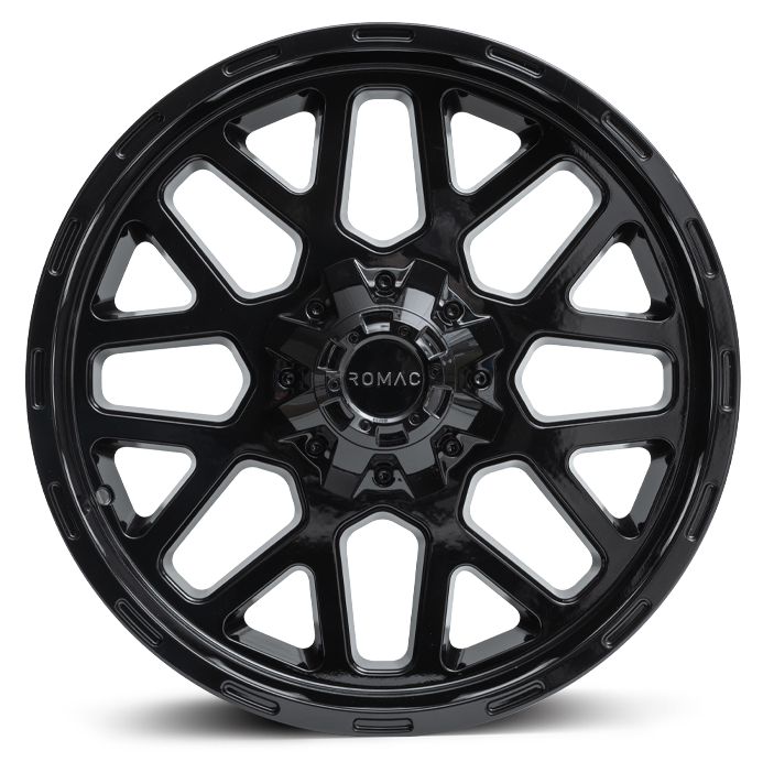 ROMAC UTAH 20x9 6x139.7 EO30 GLOSS BLACK