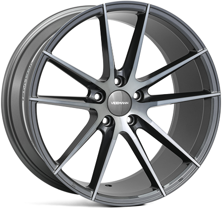 Veemann V-FS25 18x8 5x112 ET42 Graphite Smoke Machined