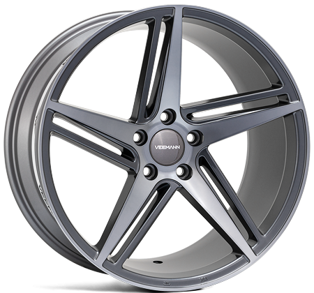 Veemann V-FS31 19x9.5 5x112 ET42 Graphite Smoke Machined