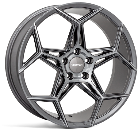 Veemann V-FS40 20x8.5 5x112 ET38 Graphite Smoke Machined