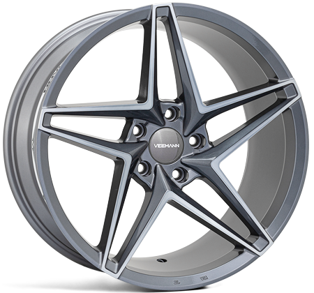 Veemann V-FS46 19x9.5 5x112 ET42 Graphite Smoke Machined