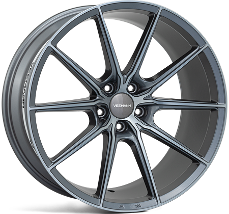 Veemann V-FS48 20x8.5 5x112 ET28 Graphite Smoke Machined