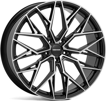 Veemann V-FS51 22x9.5 5x120 ET35 Gloss Black Machined