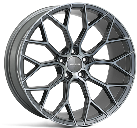 Veemann V-FS66 20x10 5x120 ET43 Graphite Smoke Machined